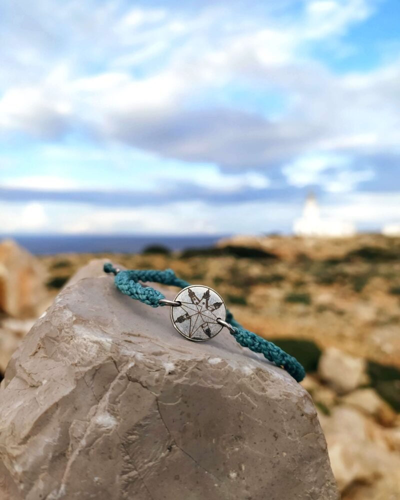 Macramé bracelet "5 faros"